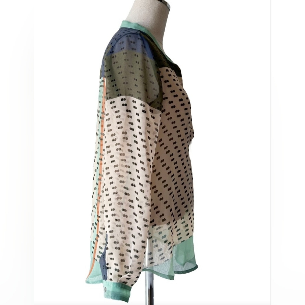 Konrad & Joseph Sheer Blouse. View 5